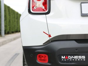 Jeep Renegade Lower Tailgate Trim - Black Brushed (2015-2018)